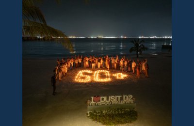 dusitD2 Feydhoo Maldives observes Earth Hour with sustainability efforts